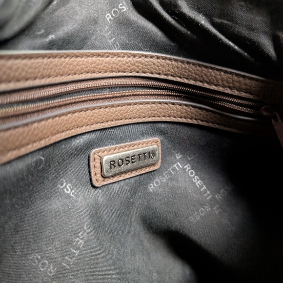 Rosetti Stunning Multi color Floral Brown Women's Handbag Fall Like New - Picture 11 of 13